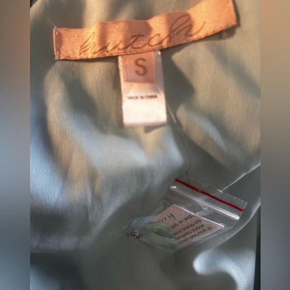 Hutch Amora ombré tiered Satin maxi gown Halter Wrap Dress bohemian maximalist S - Picture 3 of 7